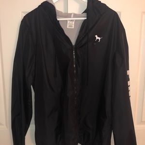 Victoria’s Secret Pink black windbreaker